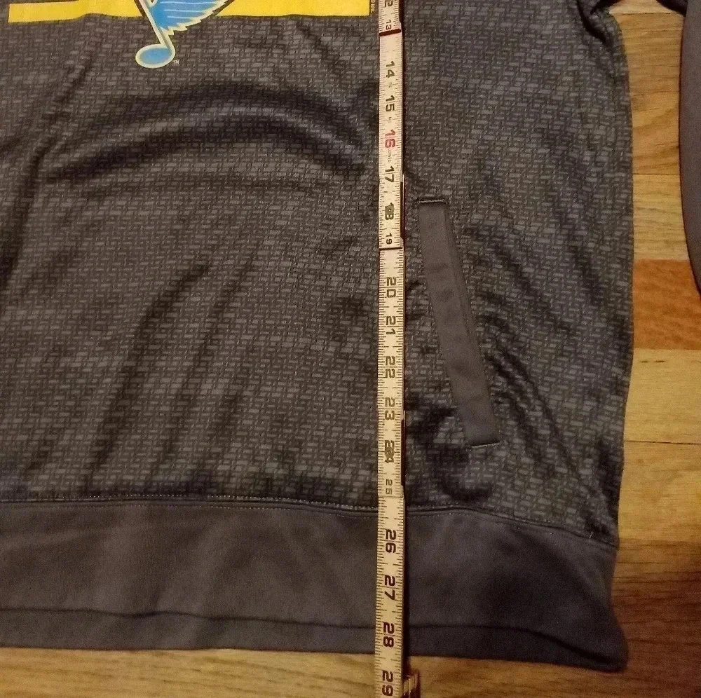 Reebok Center Ice St Louis Blues Winter Classic 2017 Hoodie Large